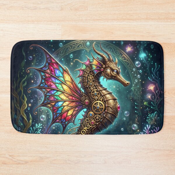 Item preview, Steampunk Seahorse – Enchanted Underwater Fantasy designed and sold by nicky2342.