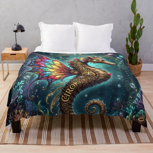 Item preview, Steampunk Seahorse – Enchanted Underwater Fantasy designed and sold by nicky2342.