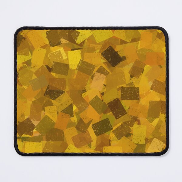 Item preview, Cubism Abstract Yellow Brown Pattern designed and sold by ArtbyDebbieC.
