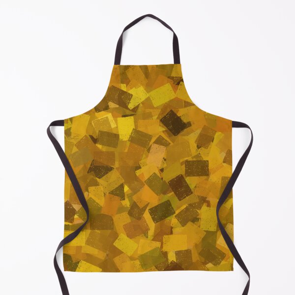 Item preview, Cubism Abstract Yellow Brown Pattern designed and sold by ArtbyDebbieC.