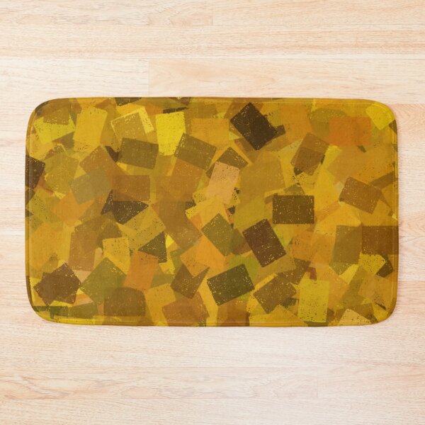 Item preview, Cubism Abstract Yellow Brown Pattern designed and sold by ArtbyDebbieC.