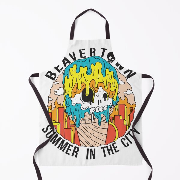 Item preview, Melting Skull Ice Cream City Summer Art designed and sold by TRINIKWITH.