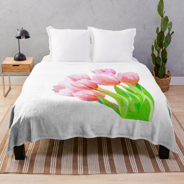 Artikelvorschau, Rosa Tulpenblüten entworfen und verkauft von Simmikreative.