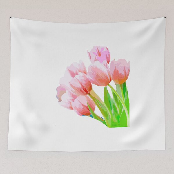 Item preview, Pink Tulip Flowers designed and sold by Simmikreative.
