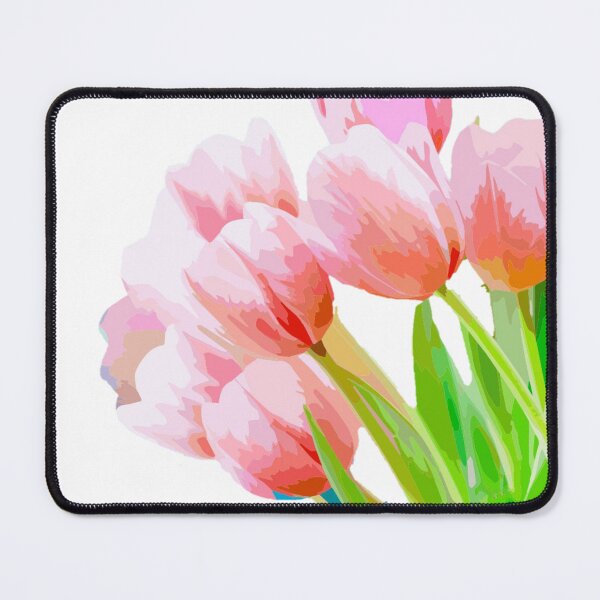 Item preview, Pink Tulip Flowers designed and sold by Simmikreative.