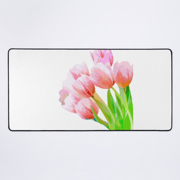 Item preview, Pink Tulip Flowers designed and sold by Simmikreative.