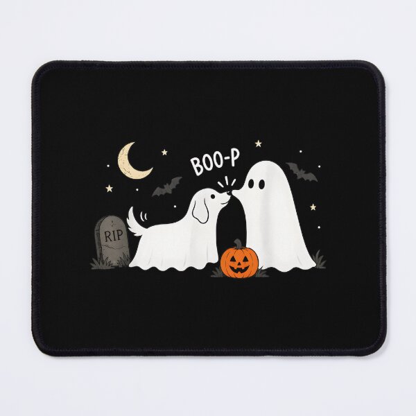Item preview, Cute Ghost Dog Booping Ghost Halloween Art designed and sold by OlyvieArt.