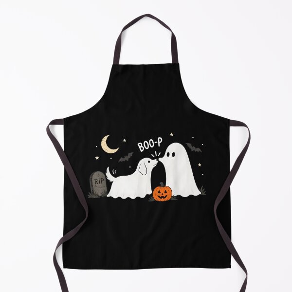 Item preview, Cute Ghost Dog Booping Ghost Halloween Art designed and sold by OlyvieArt.