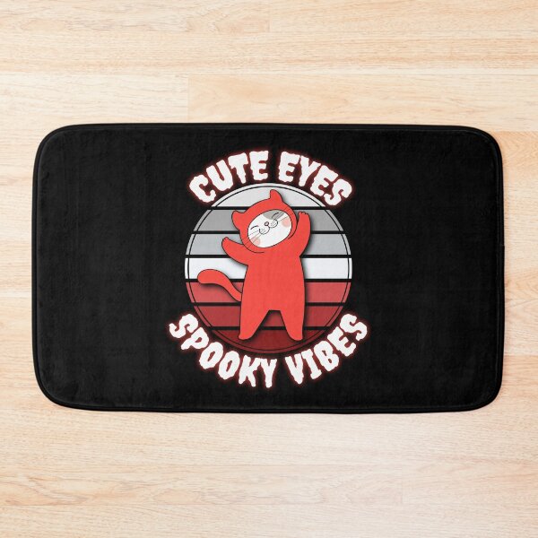 Item preview, Cute Eyes Spooky Vibes Red Cat Costume Lover Gift designed and sold by Say It With Ink.