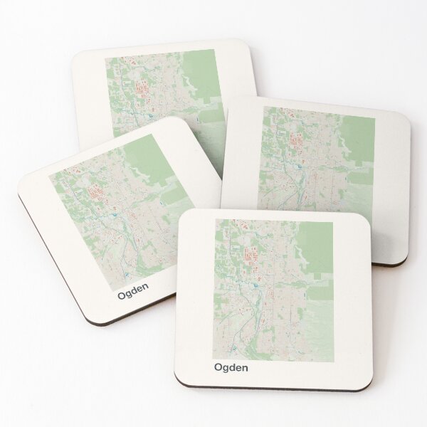 Item preview, Ogden Minimalistic Map Art designed and sold by MapsNerd.