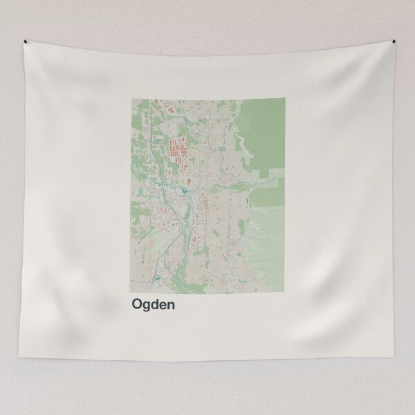 Item preview, Ogden Minimalistic Map Art designed and sold by MapsNerd.