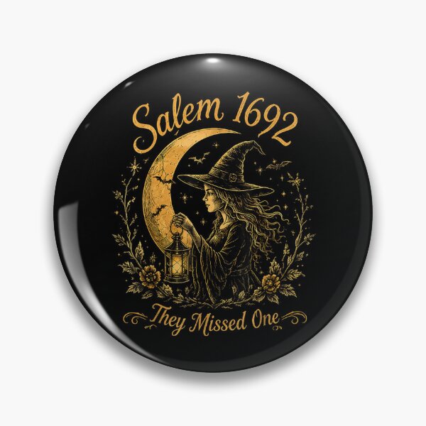 Item preview, Salem 1692 They Missed One Vintage Witch Moon Halloween  designed and sold by Taniyah Gomes.