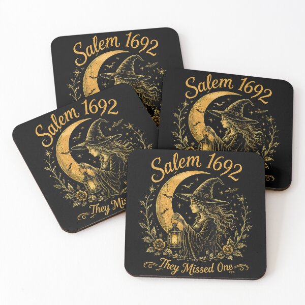 Item preview, Salem 1692 They Missed One Vintage Witch Moon Halloween  designed and sold by Taniyah Gomes.