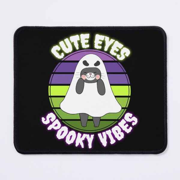 Item preview, Cute Eyes Spooky Vibes Ghost Sheet Cat Mum Gift designed and sold by Say It With Ink.