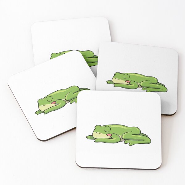 Item preview, Cute Sleepy Frog Done For The Day Cartoon designed and sold by NicolasGlowArt.
