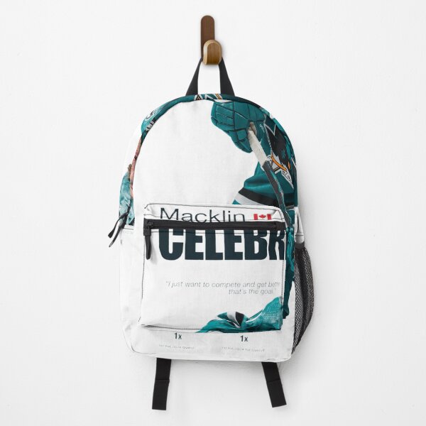 Item preview, Macklin Celebrini Hockey Star with Number 71 Teal designed and sold by TRINIKWITH.
