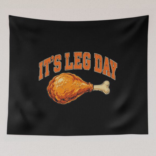 Item preview, It’s Leg Day Funny Thanksgiving Turkey designed and sold by VioletNance.