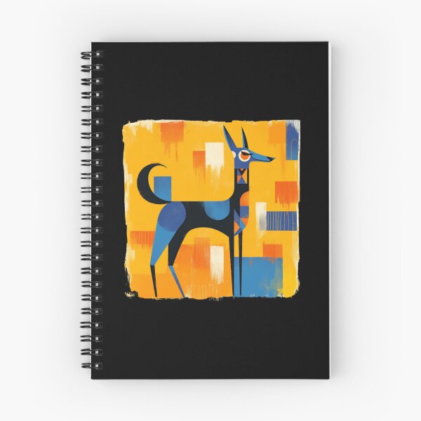 Item preview, Mid Century Modern Geometric Greyhound Dog Art designed and sold by madumetenika.