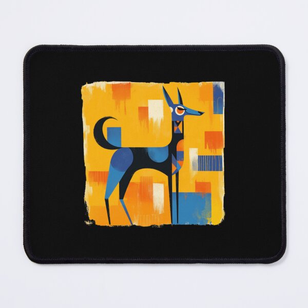 Item preview, Mid Century Modern Geometric Greyhound Dog Art designed and sold by madumetenika.