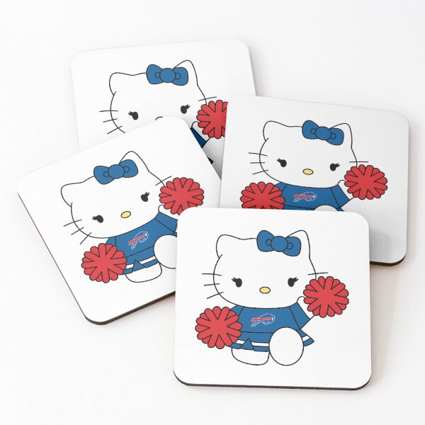 Item preview, Buffalo Bills Hello Kitty Cheerleader designed and sold by cariss-eale.