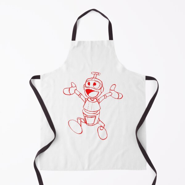 Item preview, Nono The Little Robot - Minimalist Red Silhouette 80S designed and sold by Maneve.