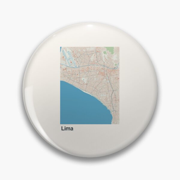 Item preview, Lima Minimalistic Map Art designed and sold by MapsNerd.