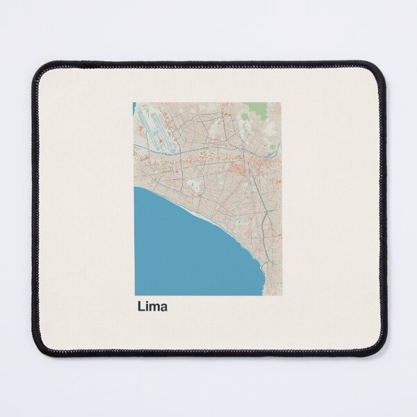 Item preview, Lima Minimalistic Map Art designed and sold by MapsNerd.