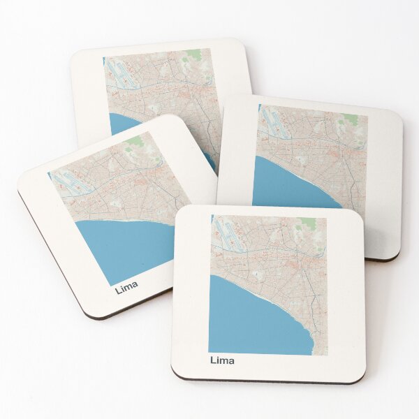 Item preview, Lima Minimalistic Map Art designed and sold by MapsNerd.