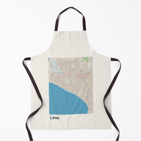 Item preview, Lima Minimalistic Map Art designed and sold by MapsNerd.