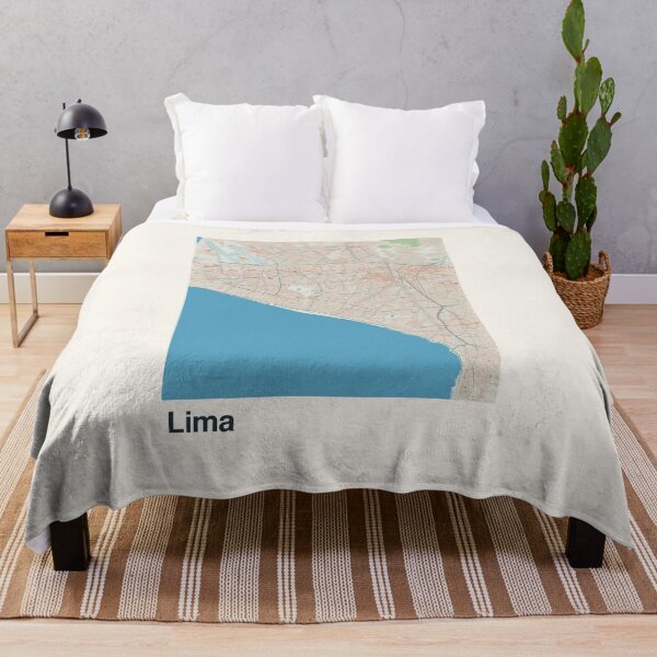 Item preview, Lima Minimalistic Map Art designed and sold by MapsNerd.