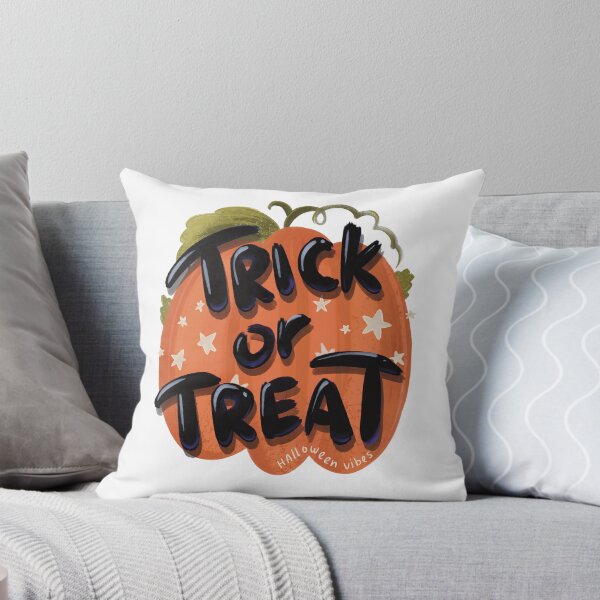 Item preview, Trick or treat Halloween event t-shirt print designed and sold by NatalkaP.