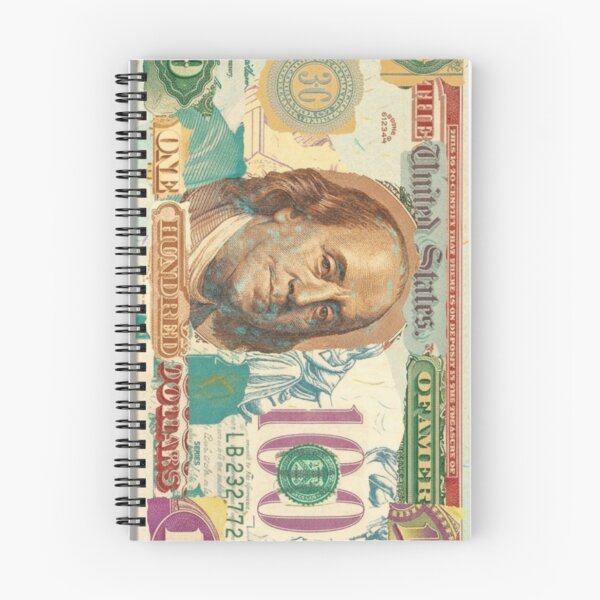 Item preview, Vintage $100 Dollar Bill Collage designed and sold by artundfart.