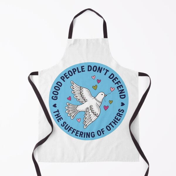 Item preview, Good People Dont Defend the Suffering of Others Peace Dove Human Rights Activist Badge designed and sold by raedattia.