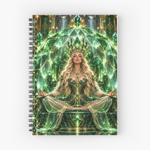 Item preview, ? EMERALD MIRROR SHIELD | Lock Out Emotional Static • Release Scarcity Anxiety • Protect Your Peace designed and sold by PurvaNimfaMagic.