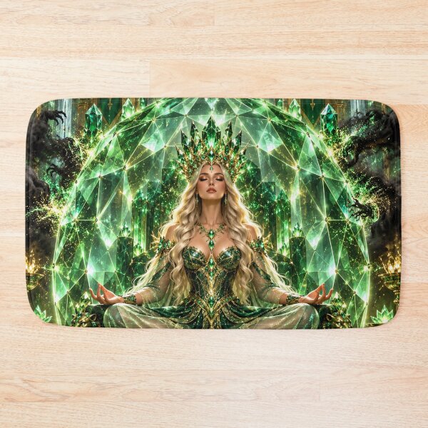Item preview, ? EMERALD MIRROR SHIELD | Lock Out Emotional Static • Release Scarcity Anxiety • Protect Your Peace designed and sold by PurvaNimfaMagic.