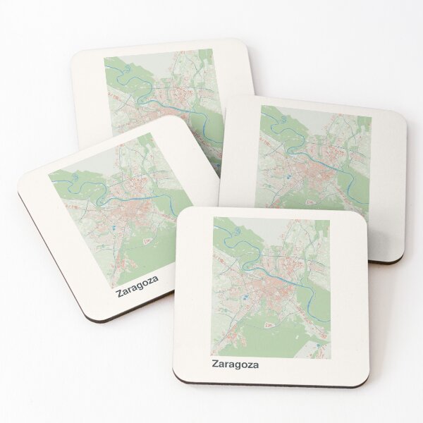 Item preview, Zaragoza Minimalistic Map Art designed and sold by MapsNerd.