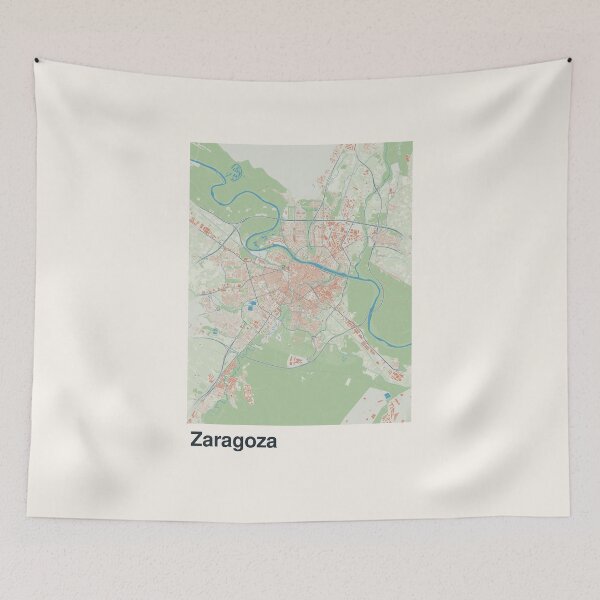 Item preview, Zaragoza Minimalistic Map Art designed and sold by MapsNerd.
