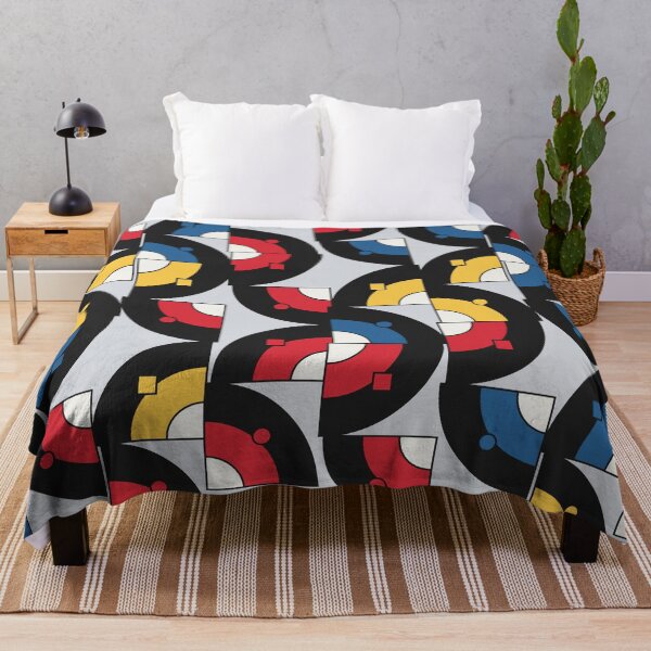Item preview, Bauhaus Arch Illusion Mid-Century Modern Geometric Pattern designed and sold by KungPowUnicorn.