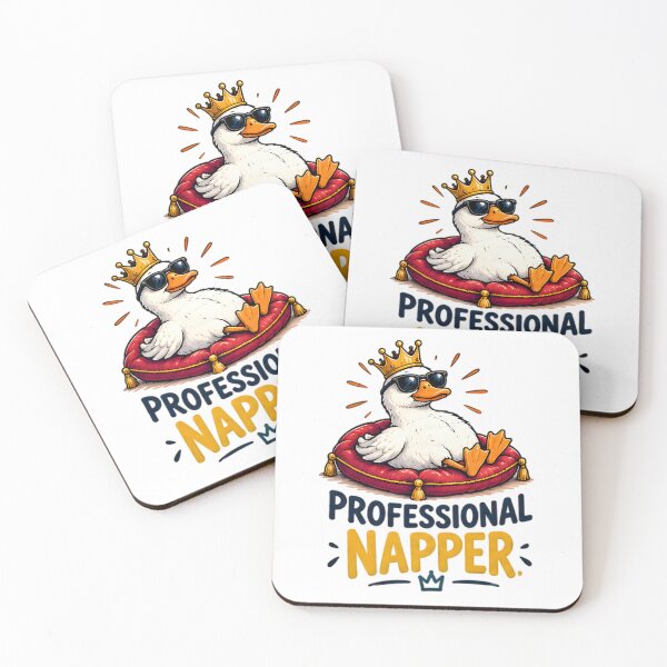 Item preview, Professional Napper Royal Duck Sleeping Meme designed and sold by Pyt27.