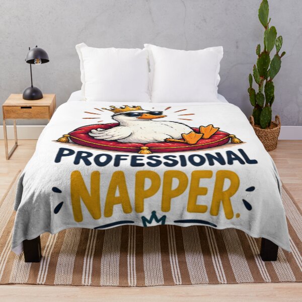Item preview, Professional Napper Royal Duck Sleeping Meme designed and sold by Pyt27.