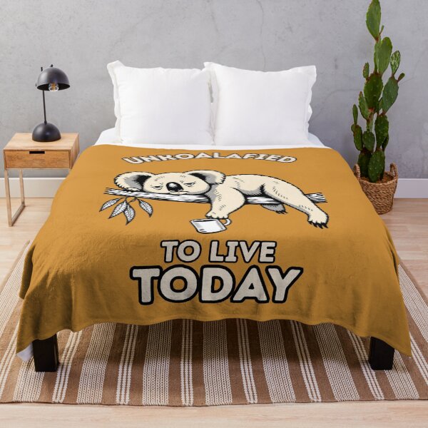 Item preview, Unkoalified To Live Today Funny Koala Meme designed and sold by MagicTheDog.
