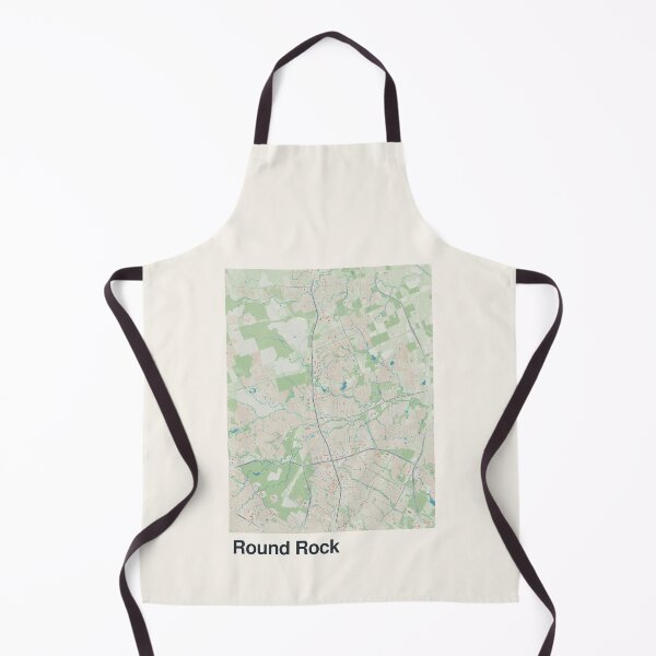 Item preview, Round Rock Minimalistic Map Art designed and sold by MapsNerd.
