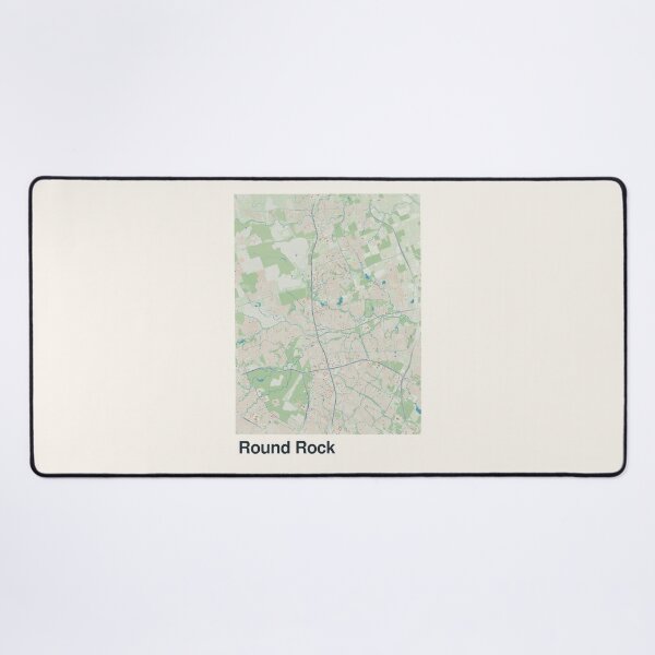 Item preview, Round Rock Minimalistic Map Art designed and sold by MapsNerd.