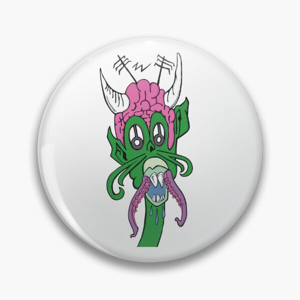 Item preview, Green Brain Monster designed and sold by BrandbyCristina.