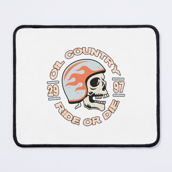Item preview, Oil Country Ride or Die Skull Flames designed and sold by TRINIKWITH.