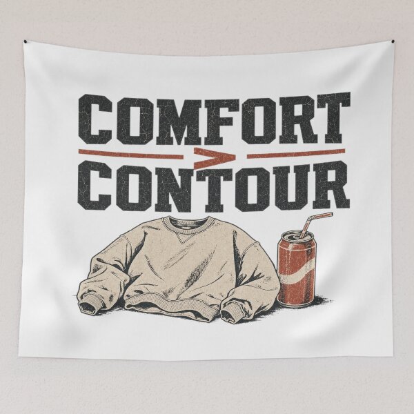 Item preview, Comfort Over Contour T-Shirt – Anti-Pilates Princess Vintage designed and sold by Art&Fun.