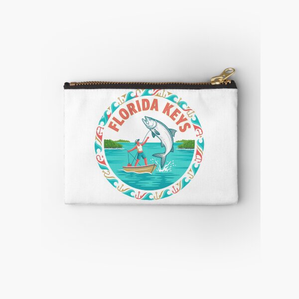 Item preview, Florida Keys Fishing Sticker designed and sold by Imaginarium of Chaos falcon88 .