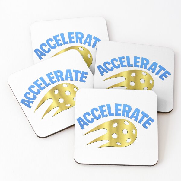Item preview, “Accelerate Pickleball – Golden Speed Design” designed and sold by simplehcity.