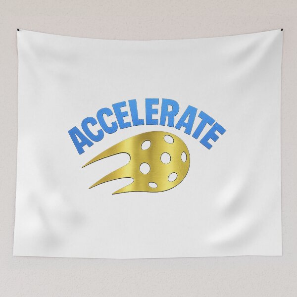 Item preview, “Accelerate Pickleball – Golden Speed Design” designed and sold by simplehcity.