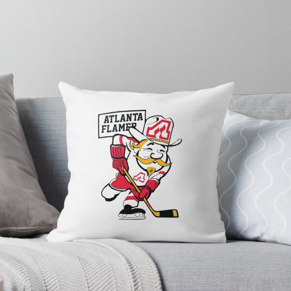 Item preview, Atlanta Flames Retro Cowboy Mascot Hockey designed and sold by TRINIKWITH.